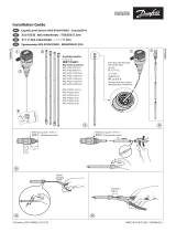 Danfoss Liquid level sensor Type AKS 4100 / AKS 4100U - Coaxial D14 version Инструкция по установке