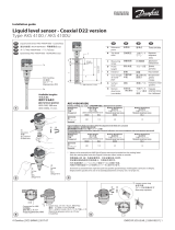 Danfoss Liquid level sensor Type AKS 4100 / AKS 4100U - Coaxial D22 version Инструкция по установке