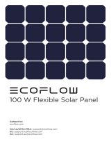 EcoFlow 100 W Flexible Solar Panel Руководство пользователя