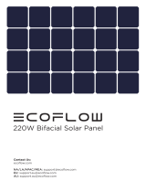 EcoFlow 220W Bifacial Solar Panel Руководство пользователя